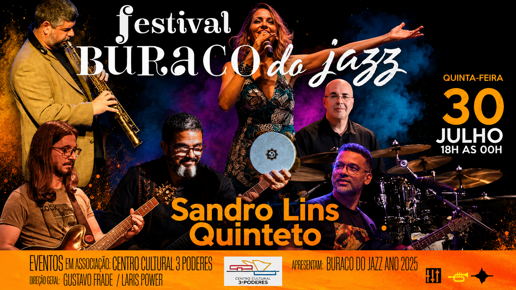 Festival Buraco do Jazz — Sandro Lins Quinteto