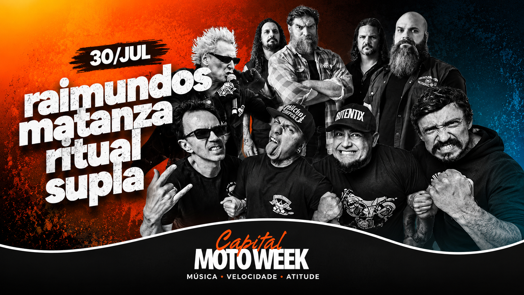 Capital Moto Week — Atração Nacional: Raimundos, Matanza Ritual e Supla