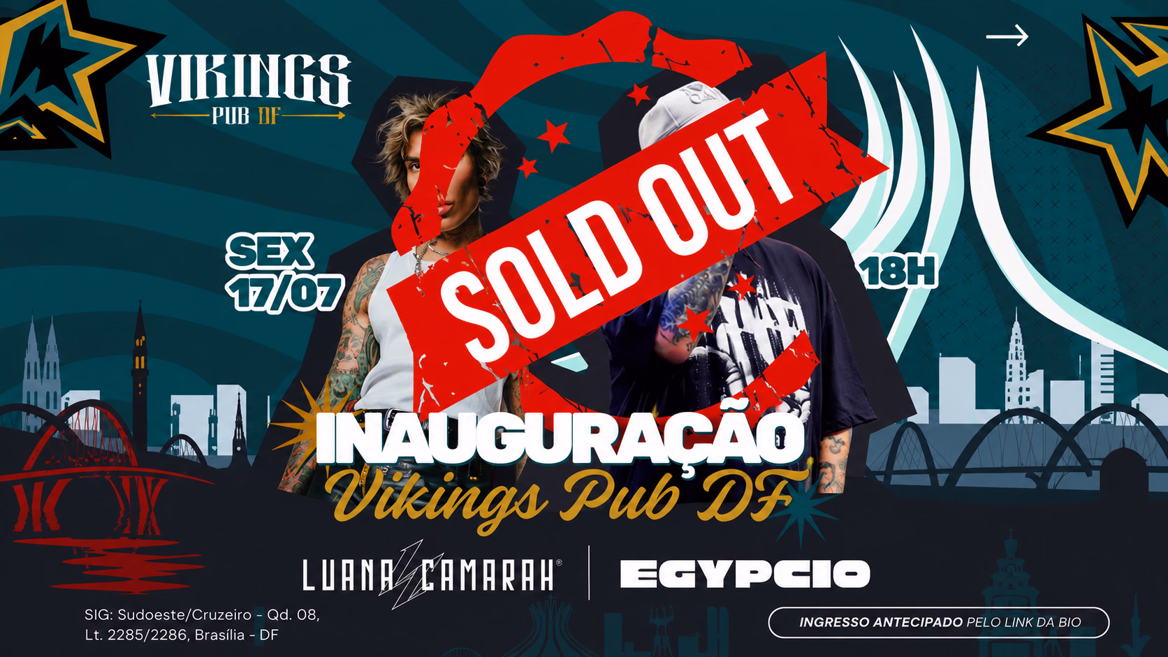 Inauguração Vikings Pub DF