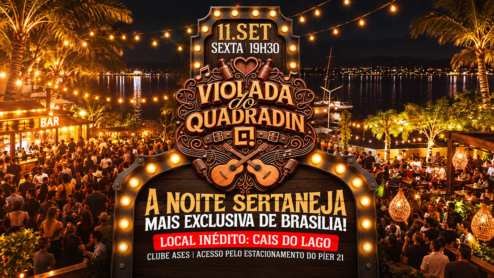 VIOLADA DO QUADRADIN — CAIS DO LAGO — 23ª EDIÇÃO